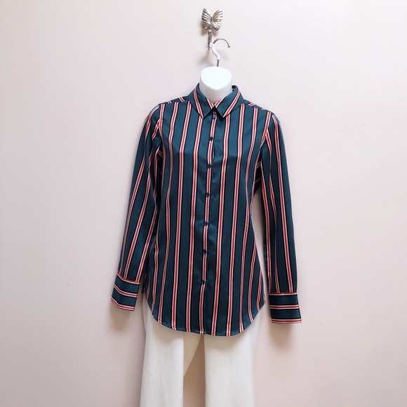 ICONE STRIPED BLOUSE SATIN - Picture 2 of 7